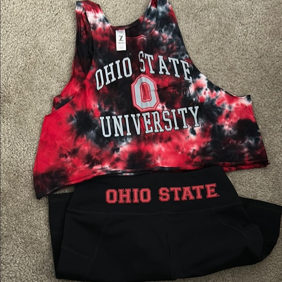 Ohio State University Tie-Dye Tank and Short Set - Picture 1 of 3